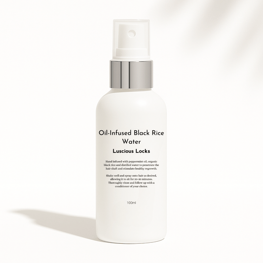 Oil - Infused Black Rice Water 100ml - Luscious Locks co