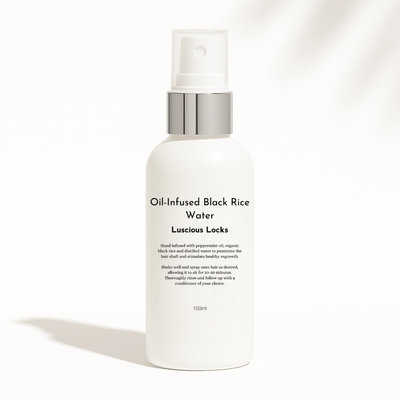 Oil - Infused Black Rice Water 100ml - Luscious Locks co