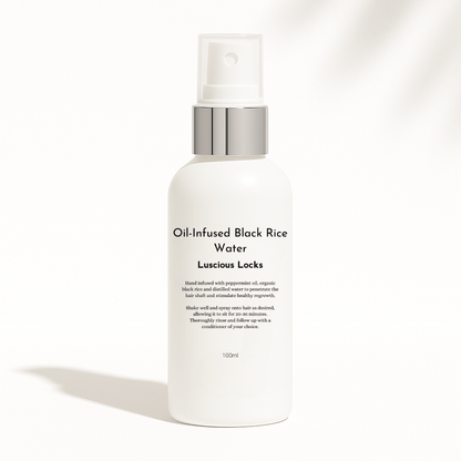 Oil - Infused Black Rice Water 100ml - Luscious Locks co