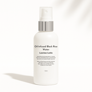 Oil - Infused Black Rice Water 100ml - Luscious Locks co