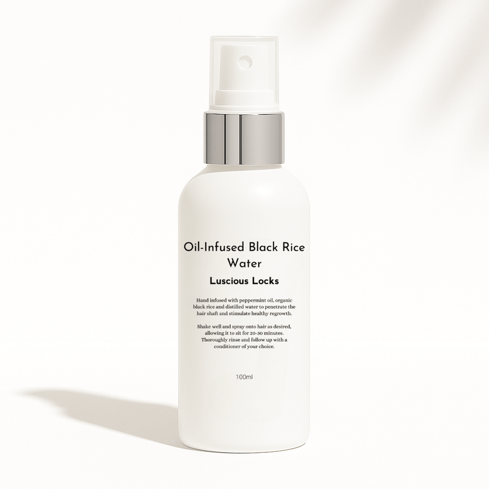 Oil - Infused Black Rice Water 100ml - Luscious Locks co