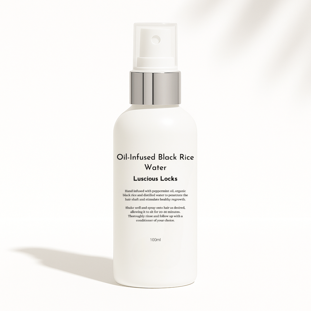 Oil - Infused Black Rice Water 100ml - Luscious Locks co