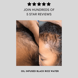 Oil - Infused Black Rice Water 100ml - Luscious Locks co